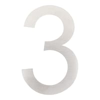 SEÑAL NÚMERO ACERO INOXIDABLE 1UD - 1