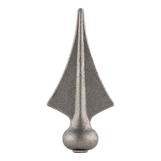 PUNTA LANZA HIERRO FORJADO BASE REDONDA 125X35MM