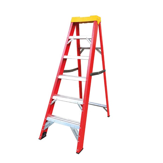 ESCALERA FIBRA DE VIDRIO 5 PELDAÑOS - 1