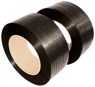 ROLLO FLEJE POLIPROPILENO 13 X 0.8MM NEGRO FLEJADORA MANUAL. 1.200 M
