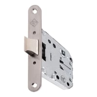 PICAPORTE UNIFICADO 50  MM. CANTO REDONDO 47  MM. ACERO INOXIDABLE - 1