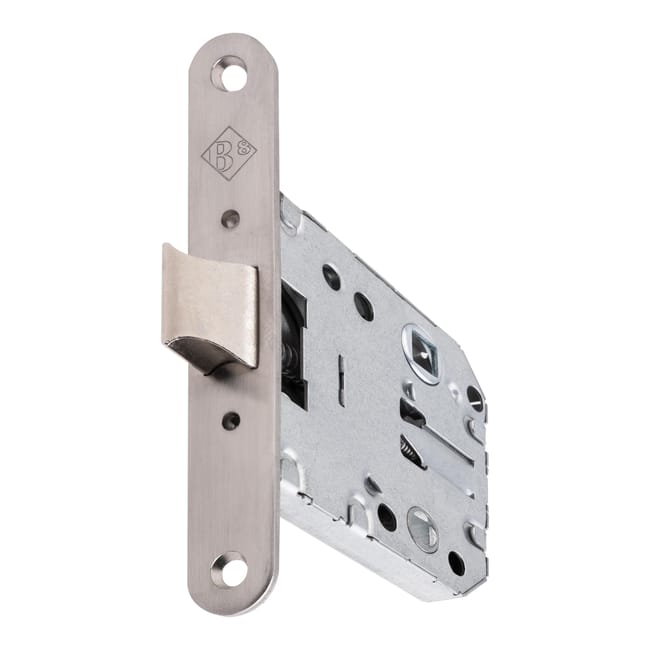 PICAPORTE UNIFICADO 50  MM. CANTO REDONDO 47  MM. ACERO INOXIDABLE - 1