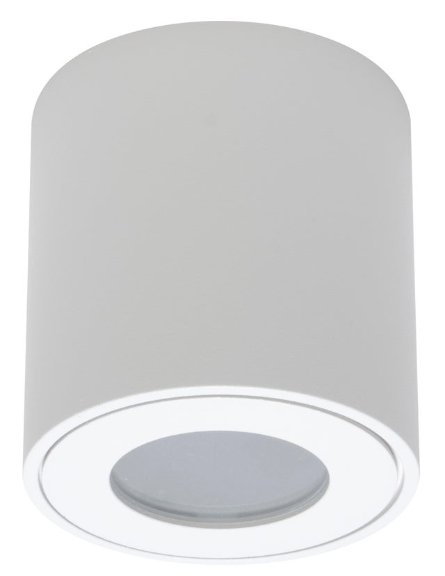 ARO DE SUPERFICIE BAJO CIRCULAR FIJO IP44 BLANCO GU10