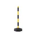 POSTE  PVC AMARILLO Y NEGRO RELLENABLE - 1