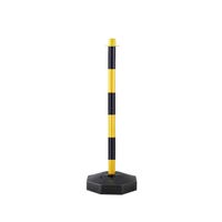 POSTE  PVC AMARILLO Y NEGRO RELLENABLE - 1