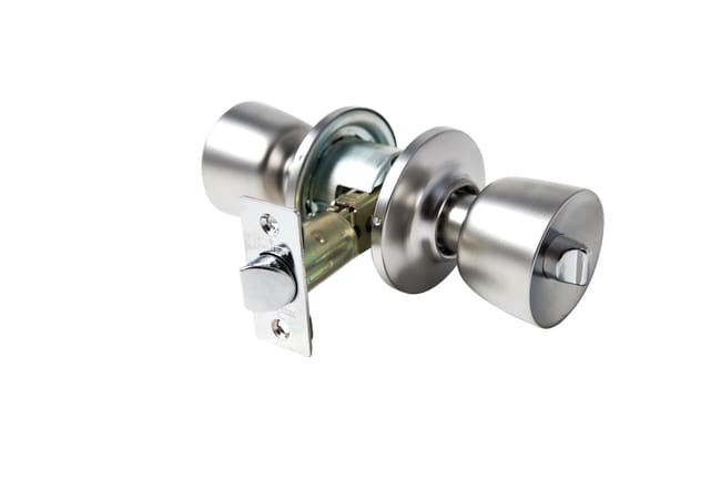 POMO PUERTA DE INTERIOR PASO CON CONDENA CROMO TULIPA  60/70 TESA - 1