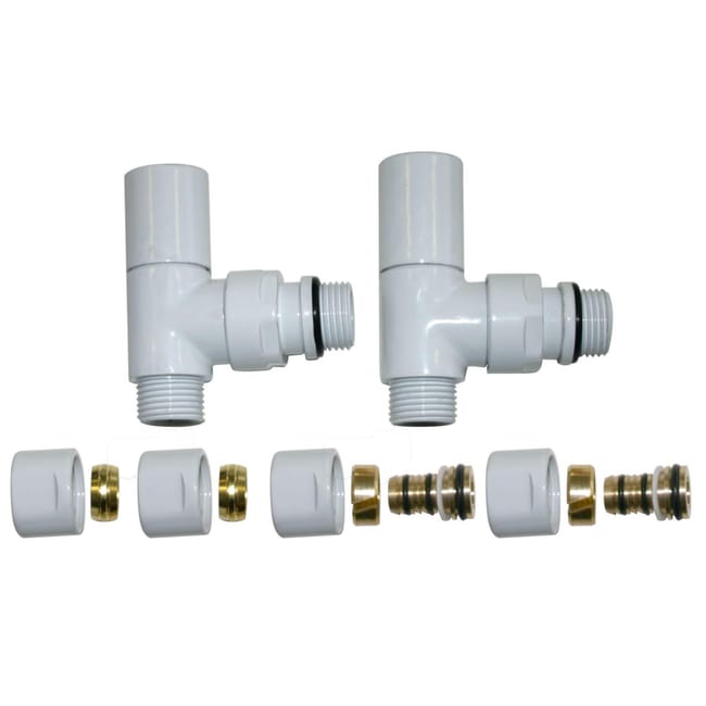 VÁLVULA+DETENTOR BLANCO  1/2