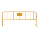 VALLA MÓVIL PEATONAL EN ACERO PINTADO 2,3X1M - 1