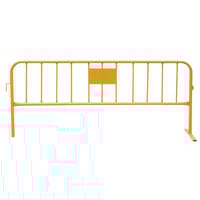 VALLA MÓVIL PEATONAL EN ACERO PINTADO 2,3X1M - 1