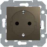 SCHUKO CON BASTIDOR SERIE VIVA NEGRO - 1