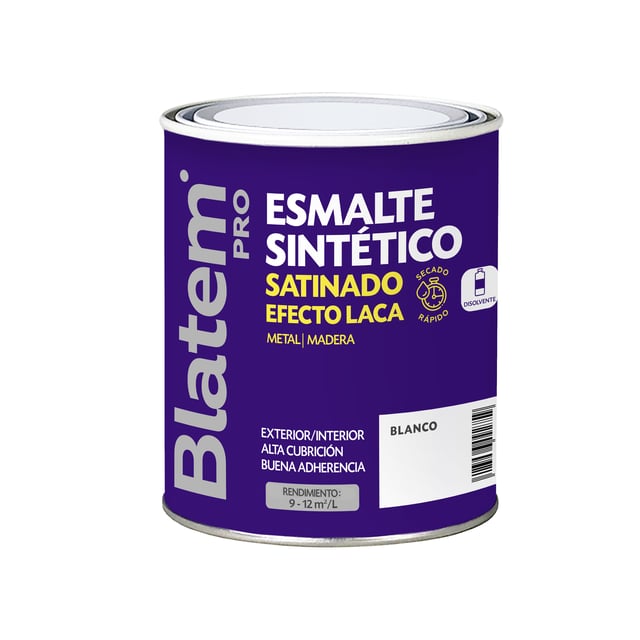 ESMALTE SINTETICO SATINADO 750ML BLANCO