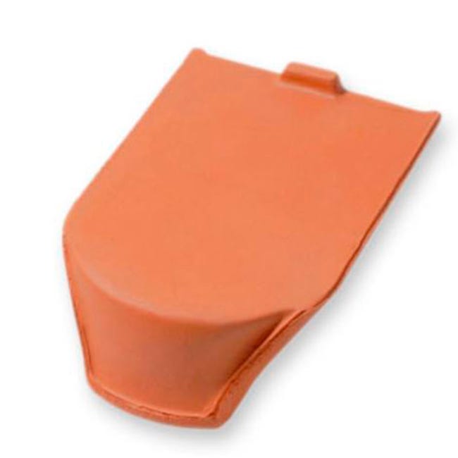 CUÑA DE CABALLETE CERÁMICO KLINKER HYDRA ROJO - 1