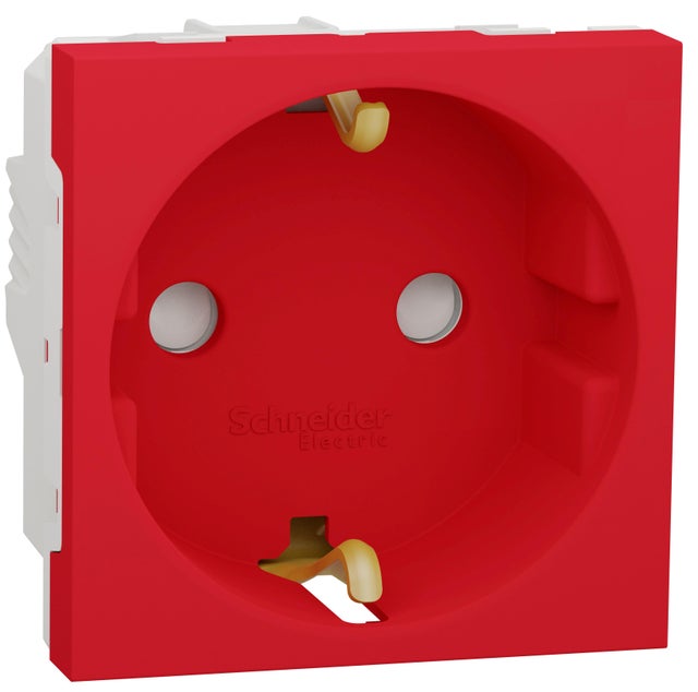 SCHUKO SERIE NEW UNICA ROJO