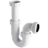 SIFON LAVABO CURVO EXTENSIBLE 1 1/4