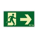 SEÑAL FOTOLUMINISCENTE SALIDA EMERGENCIA DERECHA 1UD - 1