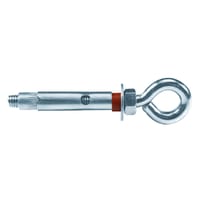 ANCLAJES METALICO ANTI GIRO CON ARGOLLA 6 X 45  MM. FSL   T  8 FISCHER. 4 UDS - 1