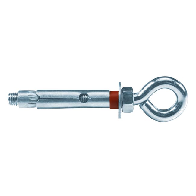 ANCLAJES METALICO ANTI GIRO CON ARGOLLA 6 X 45  MM. FSL   T  8 FISCHER. 4 UDS - 1