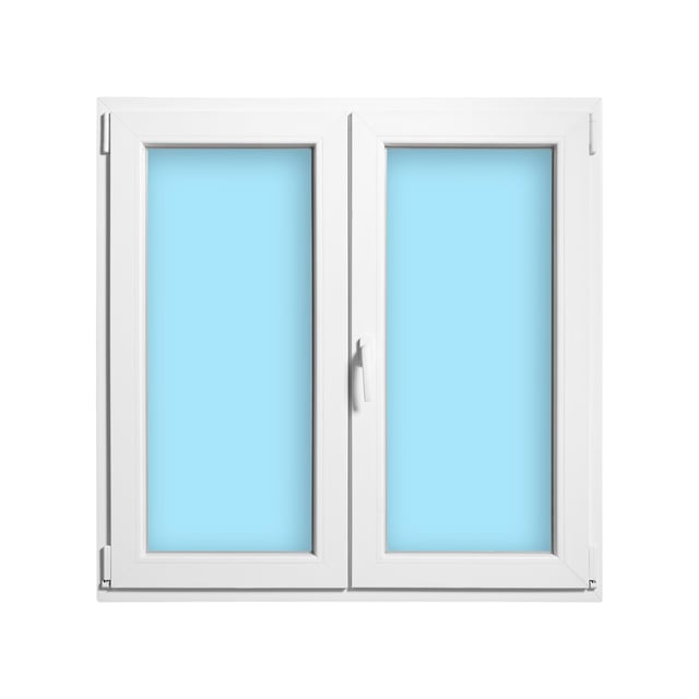 VENTANA PVC OSCILOBATIENTE BLANCA 120X100CM