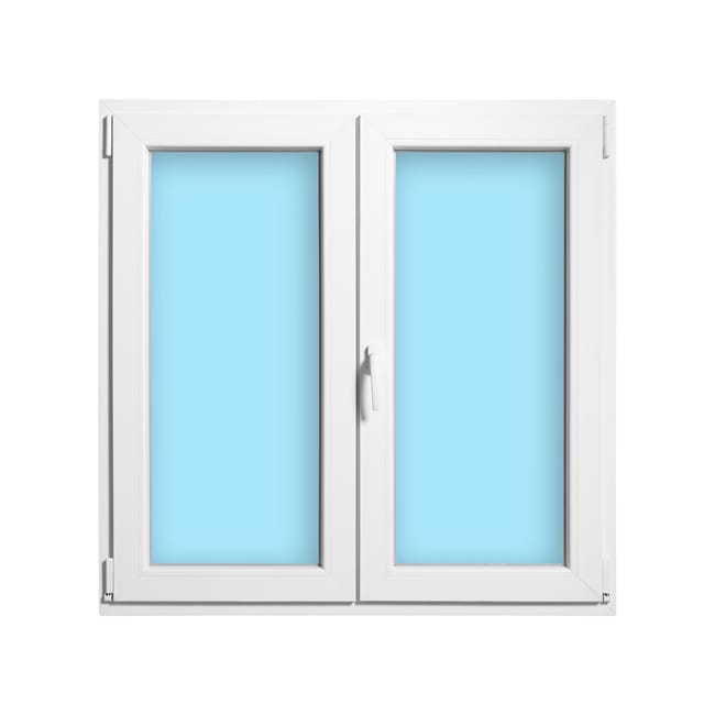 VENTANA PVC OSCILOBATIENTE BLANCA 120X120CM  - 1