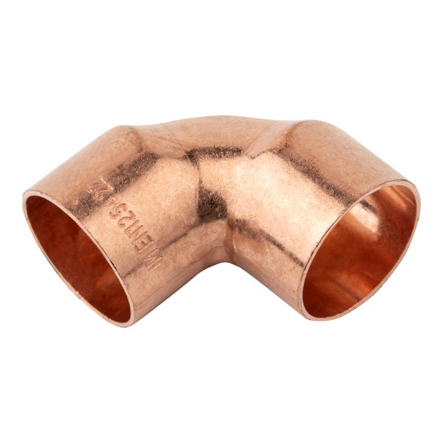CODO 90º COBRE Ø22MM HEMBRA 4 UNIDADES