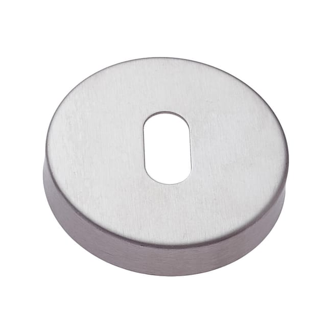 ESCUDO BOCALLAVE GORJA REDONDO ACERO INOXIDABLE 8812P - 1