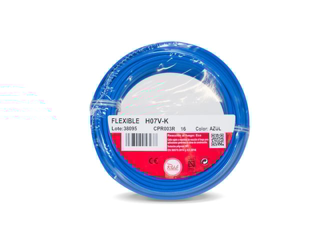HILO FLEXIBLE H07V-K 2,5mm2 AZUL 25M - 1