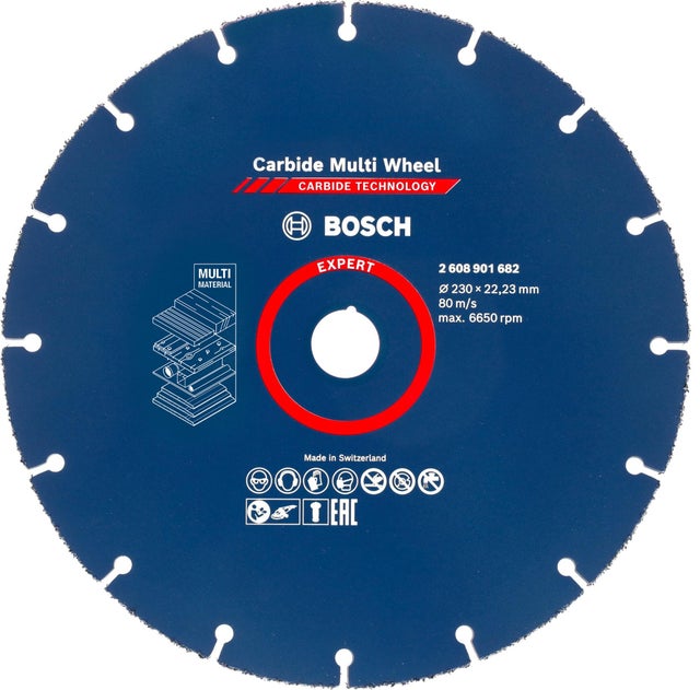 DISCO CORTE MULTIMATERIAL 230MM BOSCH