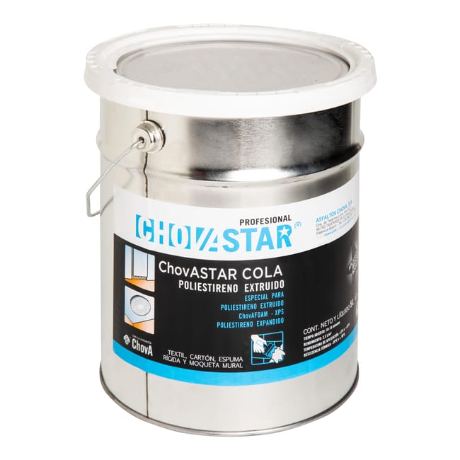 COLA CONTACTO PEGADO POLIESTIRENO (EPS-XPS) CHOVASTAR 5 L - 1