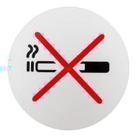 SEÑAL PLACA PROHIBIDO FUMAR 1UD - 1