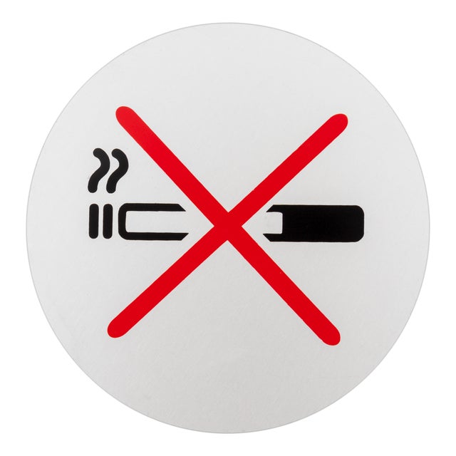 SEÑAL PLACA PROHIBIDO FUMAR 1UD