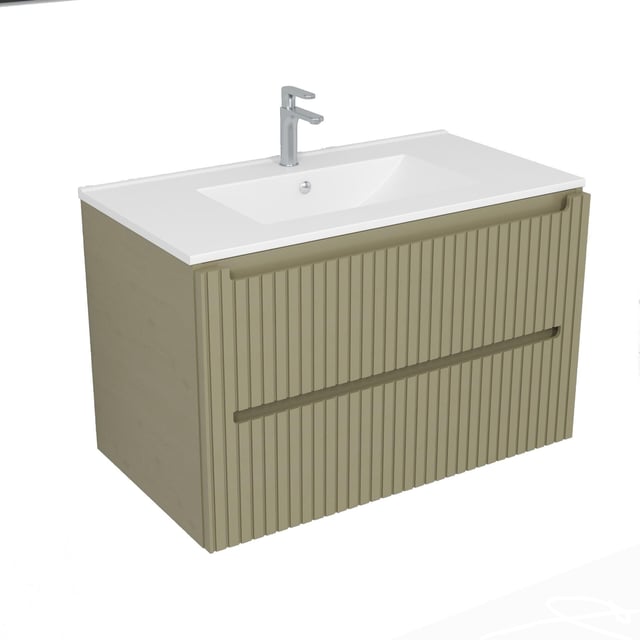 MUEBLE DE BAÑO BLUR VERDE 80X45CM