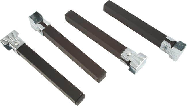 PATA SOMIER METAL CUADRADA 250MM 30X30MM NEGRA. 4UDS - 1