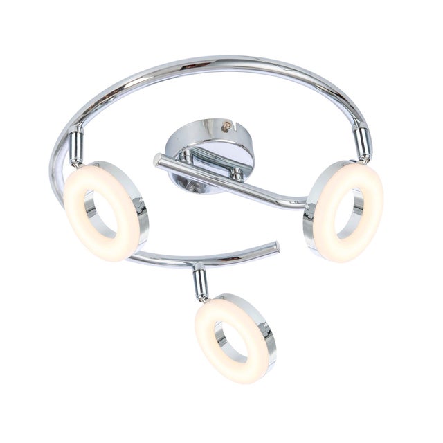 ESPIRAL 3 LUCES OVNI CROMO