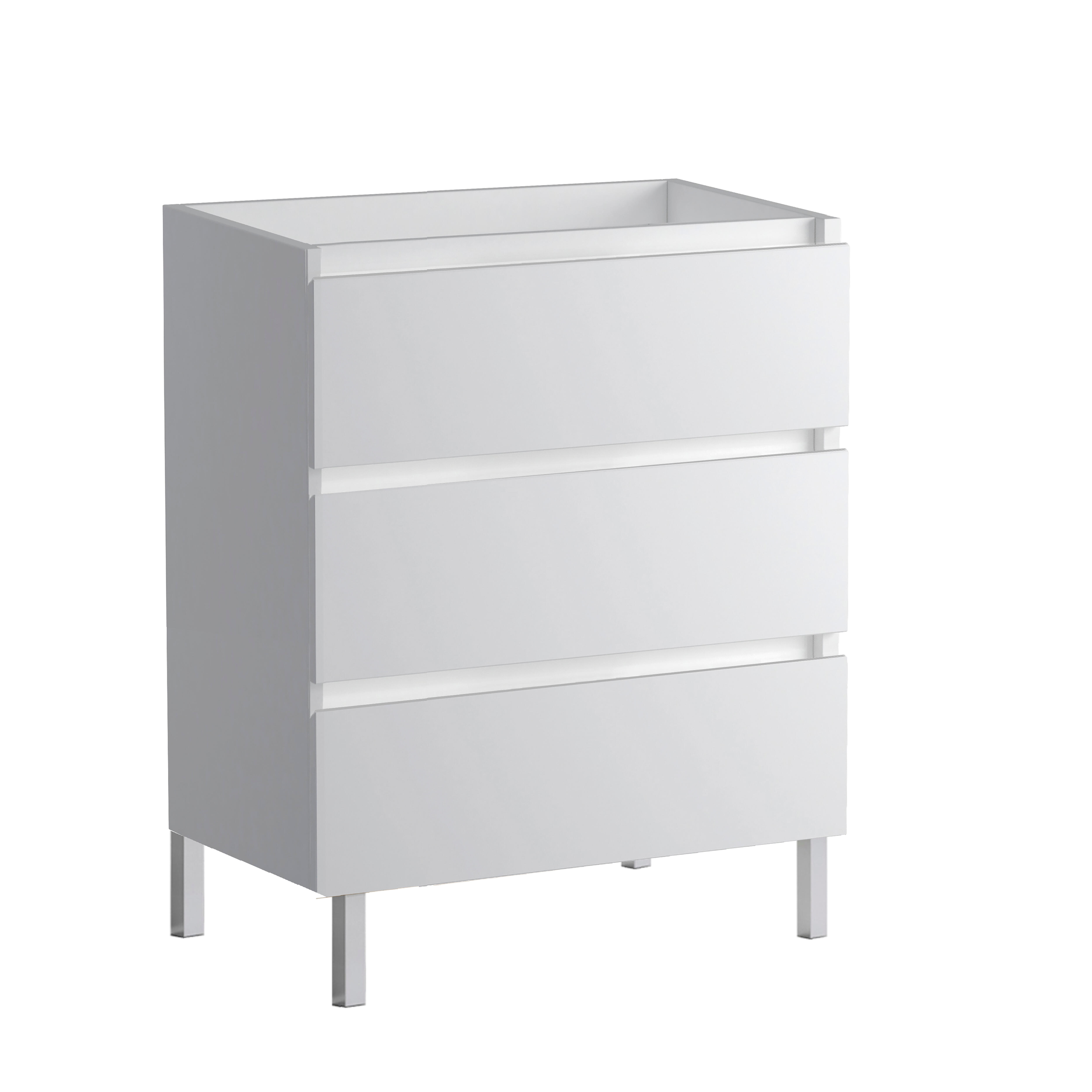 MUEBLE DE BAÑO MODULAR ATLANTIS BLANCO 3 CAJONES 70X45CM - 2
