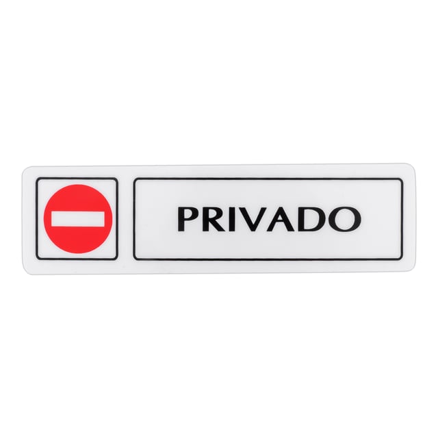 SEÑAL ADHESIVA PRIVADO 1UD