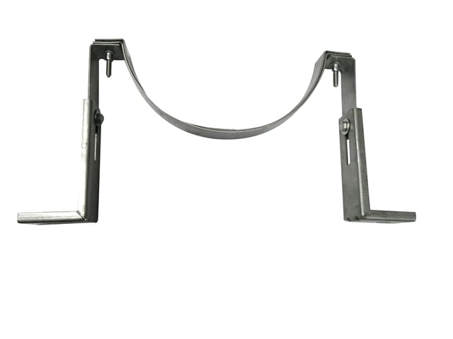 ABRAZADERA INOXIDABLE PARED DOBLE  150MM REGULABLE