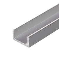 PERFIL EN U ALUMINIO ANODIZADO 20X20X1,5MM 2,6M - 3