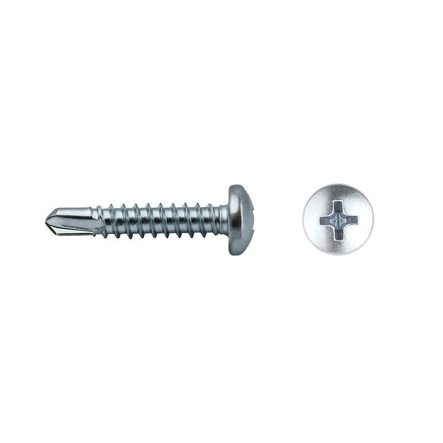 TORNILLOS ROSCA CHAPA PARA METAL CINCADOS 3,5X9,5MM. 1000UDS