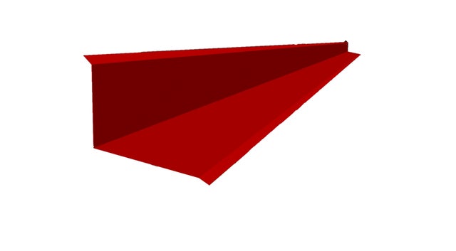 FALDÓN TRASERO LISO PANEL 3 GRECAS 5G ROJO 3 M