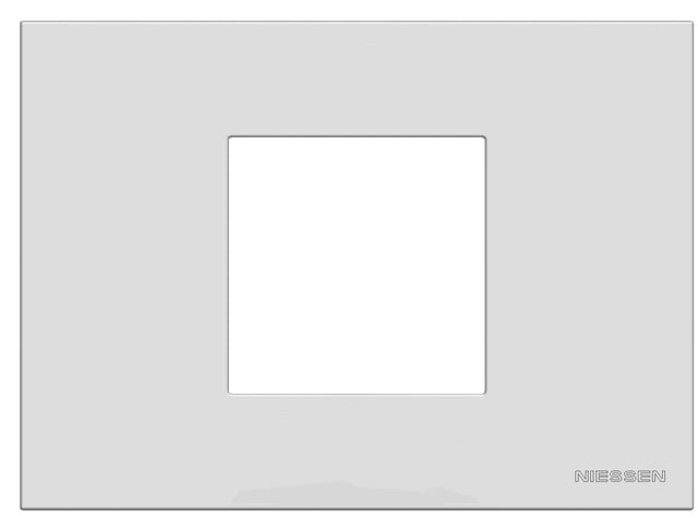 MARCO 2 MODULOS CAJA RECTANGULAR SERIE ZENIT PLA