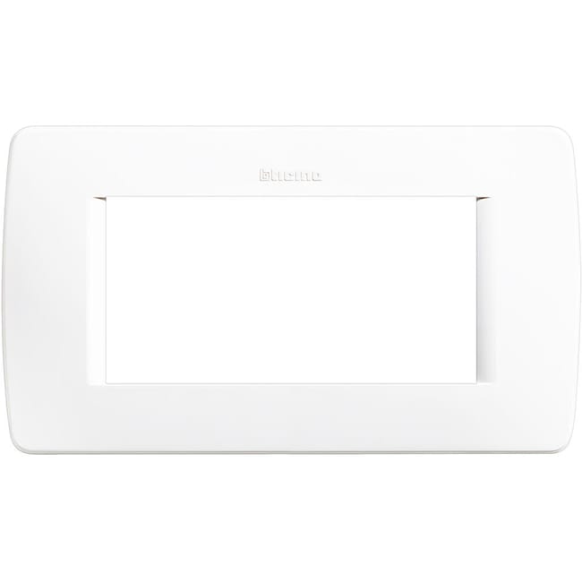 MARCO 4 MODULOS CAJA RECTANGULAR MATIX BLANCO - 1