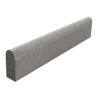 BORDILLO DE HORMIGÓN REDONDEADO GRIS 100X20X8CM - 1