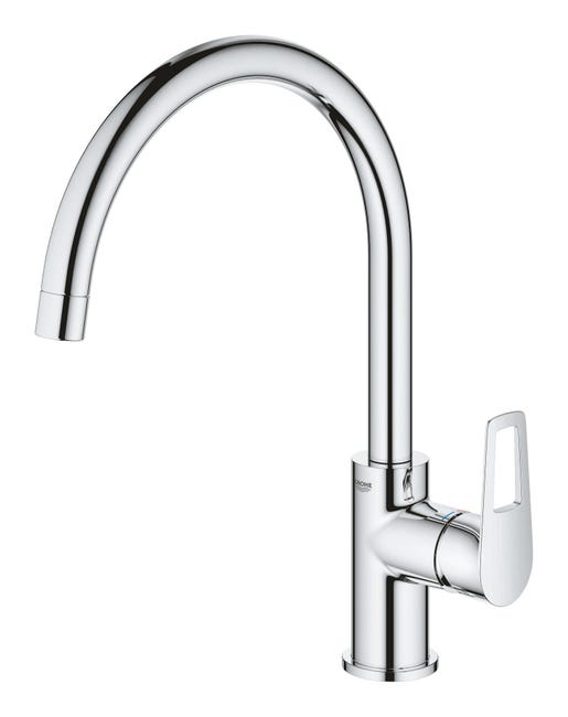 GRIFO COCINA MONOMANDO CAÑO ALTO GROHE BAULOOP - 1