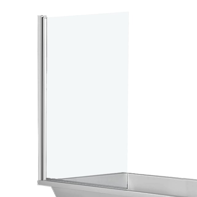 BIOMBO DE BAÑERA ABATIBLE NAVY 85X140CM CROMO