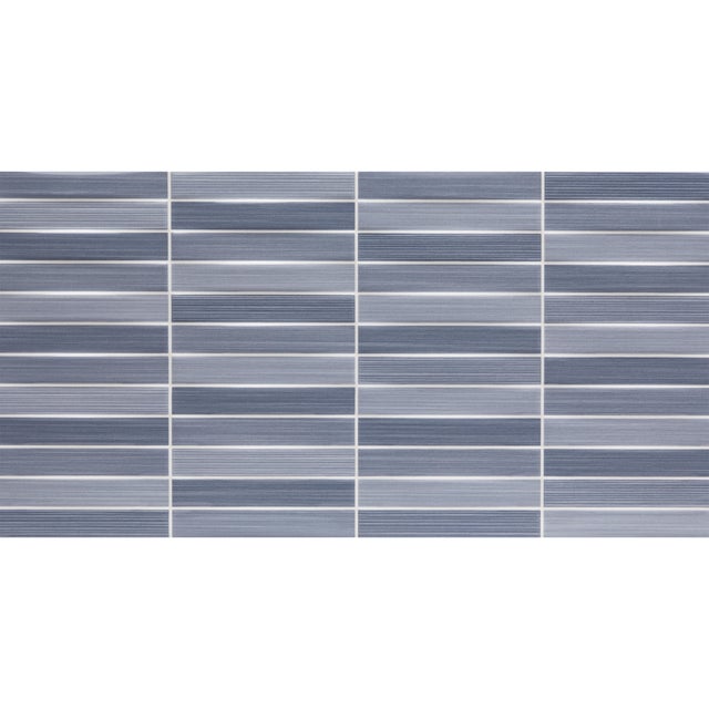AZULEJO PASTA BLANCA 25X50 CM. CHAMAREL DECOR AZUL