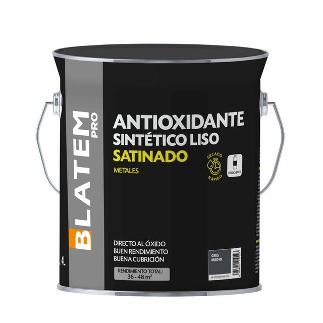 ESMALTE SINTETICO ANTIOXIDANTE BRILLANTE 4L GRIS MEDIO