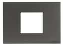 MARCO MONOCAJA 2 MODULOS SERIE ZENIT ANTRACITA - 1