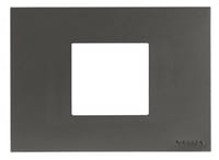 MARCO MONOCAJA 2 MODULOS SERIE ZENIT ANTRACITA - 1