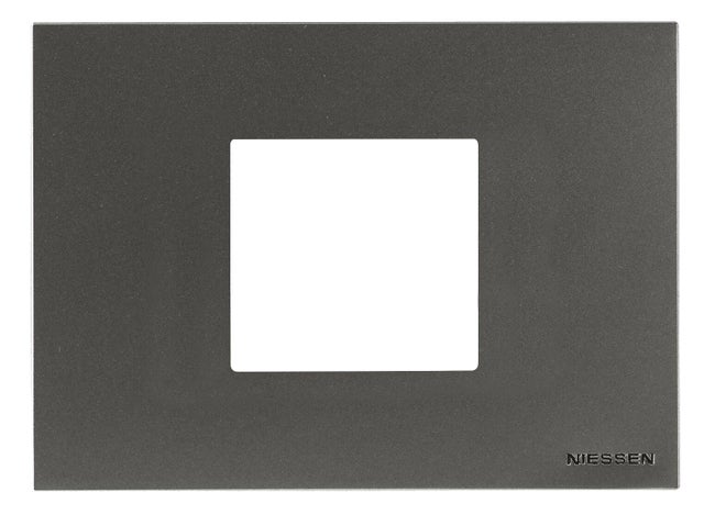 MARCO MONOCAJA 2 MODULOS SERIE ZENIT ANTRACITA