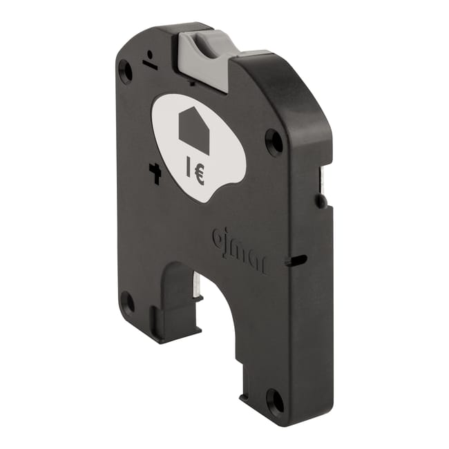 CERRADURA PARA ARMARIO TAQUILLA CON MONEDA IZQUIERDA - 1